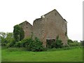 Ruin on upland above Black Rock Quarry, Portishead