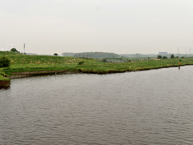 Manchester Ship Canal, Small Inlet at Ince Marshes