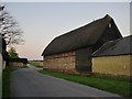 Tithe barn at Fittleton Manor: northern aspect