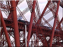 NT1380 : Flying Scotsman crosses the Forth Bridge by Stephen Sweeney