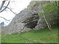 SK0971 : Cave in Deepdale. by steven ruffles