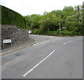 Heol yr Orsaf/Station Road name sign, Ystradgynlais