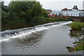 SK3688 : Weir, River Don by N Chadwick
