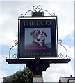 TG3433 : Sign for the Duke public House, Bacton by JThomas