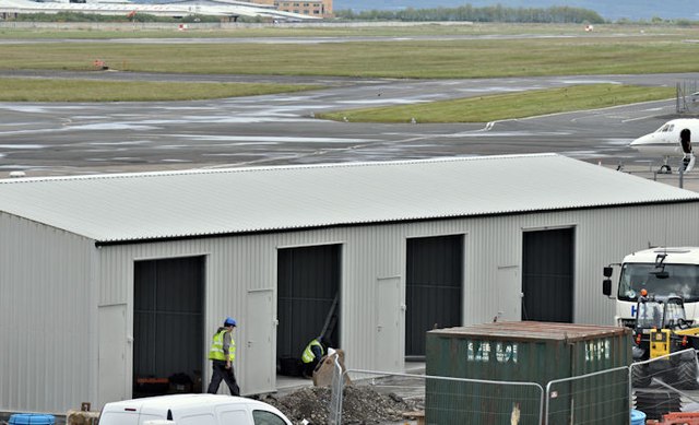 Construction work, Belfast City Airport - May 2016(5)