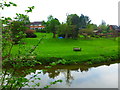 Riverside houses in Priory Drive