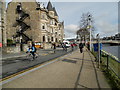 Ardross Terrace, Ness Walk, Inverness near finish of Loch Ness Etape 2016