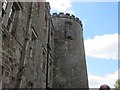 NY6819 : Appleby Castle: tower with garderobe by Stephen Craven