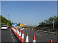 Roadworks on the A562