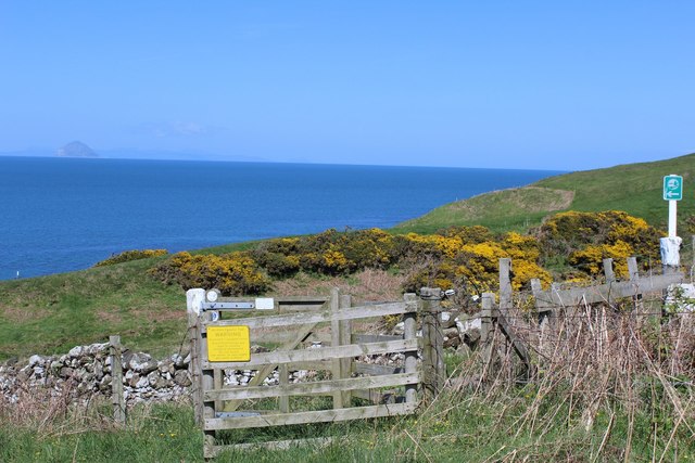 Ayrshire Coastal Path near Wilson's Glen