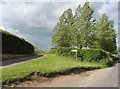 Road junction at Hurcott Green