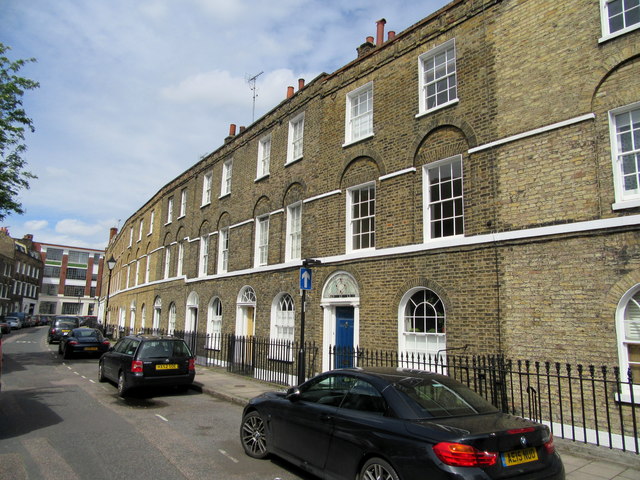 Georgian terrace in Sekforde Street