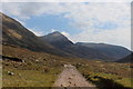 NN1164 : Looking up the Glen formed by Allt na Lairige Mòire by Chris Heaton