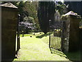 St Issells Church and graveyard, Saundersfoot - side gateway