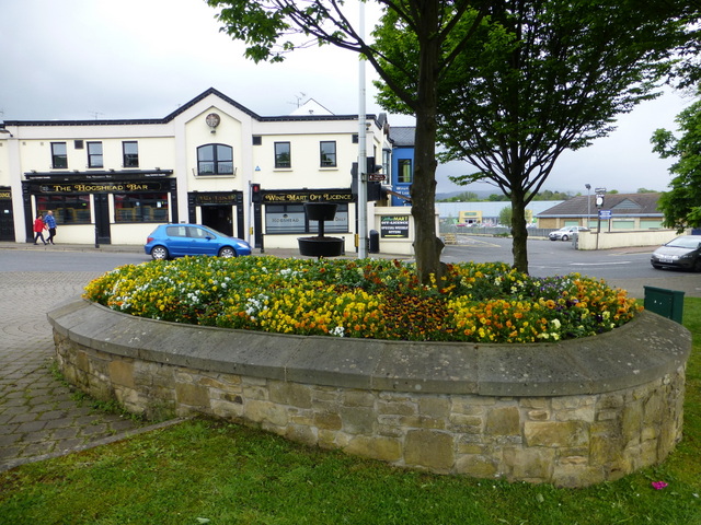 Raised flowerbeds, McConnell Place, Omagh