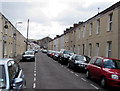 On-street parking, Allister Street, Neath