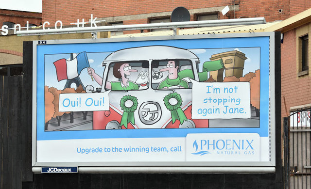Phoenix Gas (Euro 2016) poster, Belfast (May 2016)
