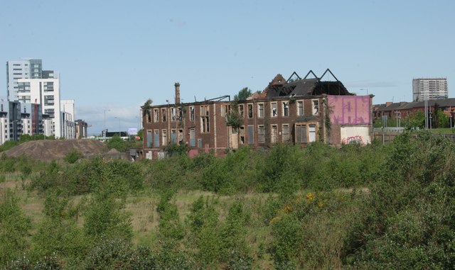 Scotway House - after the fire © Richard Sutcliffe cc-by-sa/2.0 ...