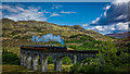 NM9081 : Black V 45407 crossing Glenfinnan Viaduct with the afternoon Jacobite by Peter Moore