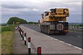 Crane on the A168