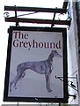 SS7597 : The Greyhound name sign, Water Street, Neath by Jaggery