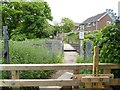 Footpath over railway west of Valebridge Road