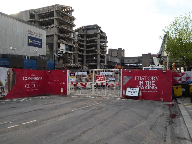 Demolition of Birmingham Central Library