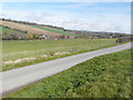 Looking north-northwest from Breach Downs