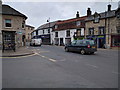 Bus stop outside the town hall