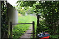 Footpath to football pitch, Croespenmaen