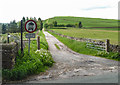 Public footpath with access for motor vehicles