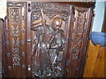 St Issells Church, Saundersfoot - pulpit detail