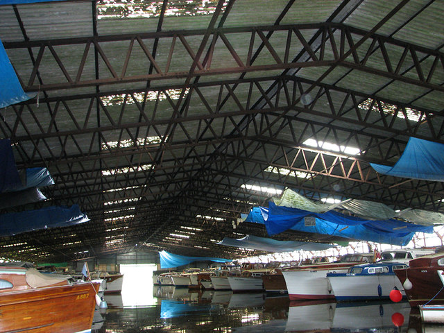 Europe's largest boat shed
