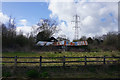 Ramshackle buildings near Loughor