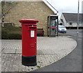 Elizabeth II postbox and phonebox on Main Street, Leitholm