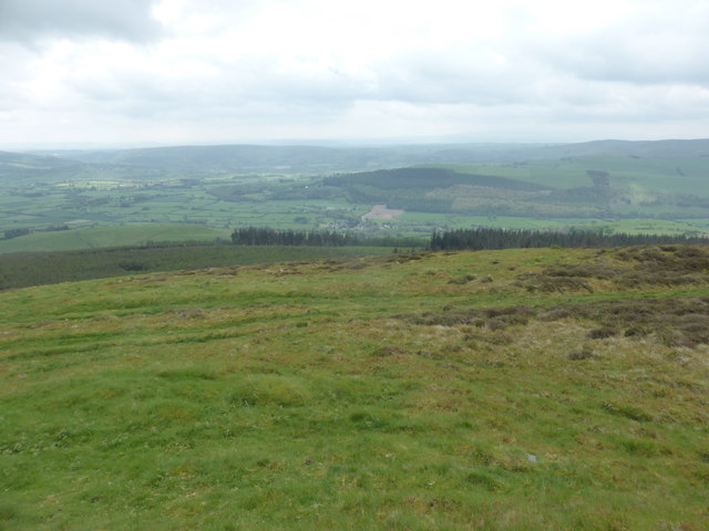 Looking down on New Radnor