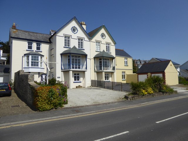 Houses with balconies, Instow