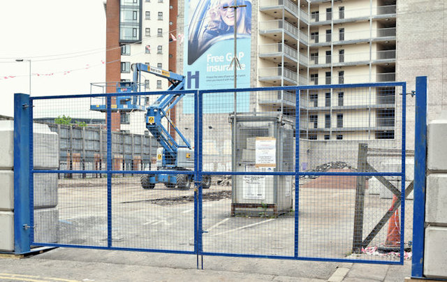 College Avenue development site, Belfast (May 2016)