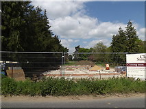 TM2867 : Building site off the A1120 The Street by Geographer