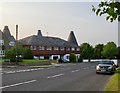 Converted oast houses, Rede Court Road