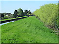 The New River in its embankment south of Carterhatch Lane