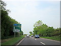 A46 to Cheltenham Sign For Turning to Ashton Under Hill