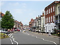 Pershore High Street HSBC Bank on the Right