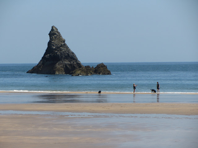 On the beach at Broad Haven