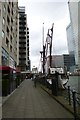 Ship moored on South Dock