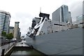 Side of HMS Duncan