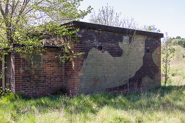 Ministry of Supply Factory, Valley, Rhydymwyn: Danger Area - camouflaged building