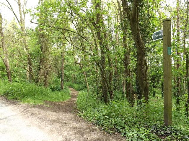 Footpath to the B1113 Lower Street