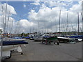 Sailing boats at West Kirby Sailing Club