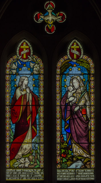 Stained glass window, All Saints'... © Julian P Guffogg :: Geograph ...